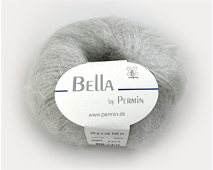 Bella by permin kid mohair - smuk mist